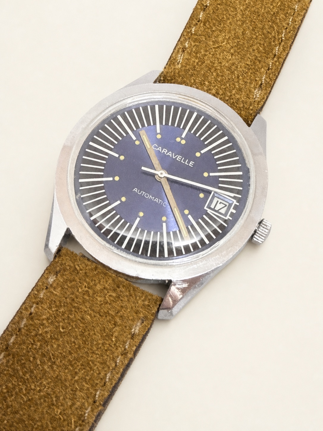 1974 Caravelle Blue Bauhaus Minimalist Ref. 3329